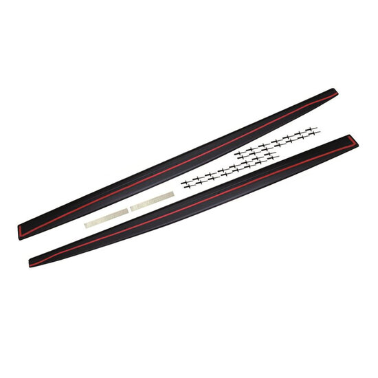 BMW 4 serie F32 en F33 performance look aanzet sideskirts mat zwart