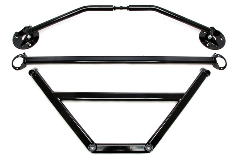 TA Technix veerpootbrug kit 3 delig zwart BMW 3 serie E30