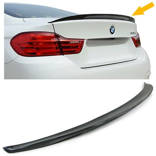 BLACK FRIDAY BMW 4 serie F32 performance look achterspoiler carbon look