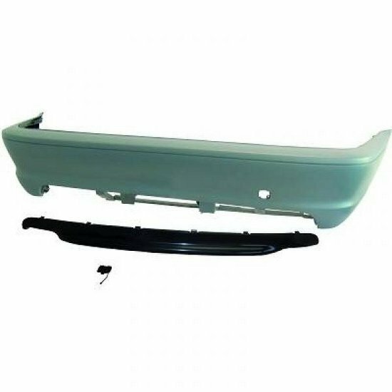 Sportlook achterbumper passend voor BMW 3 serie E46 coupe en cabrio zonder PDC