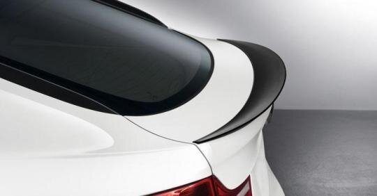 Performance look achterspoiler glanzend zwart passend voor BMW X6 E71