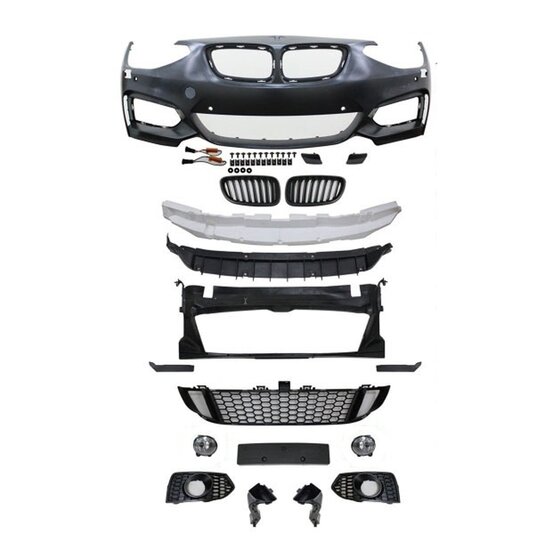 EVO look voorbumper passend voor BMW 1 serie F20 en F21 model 2011 - 2015