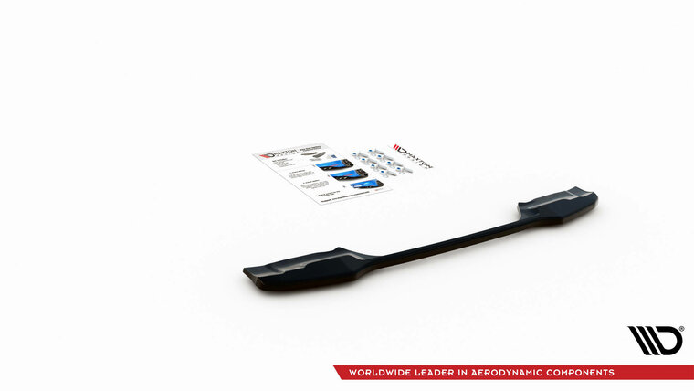 Maxton Design diffusor aanzet glanzend zwart passend voor BMW X1 F48 met M pakket