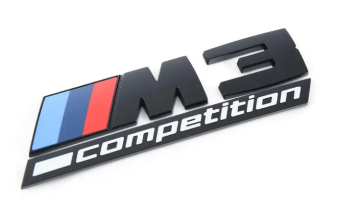 BMW M3 competition blackline embleem origineel BMW