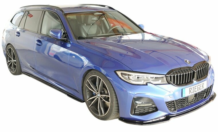  Rieger front spoiler passend voor BMW 3 serie G20 en G21 met M pakket voorbumper