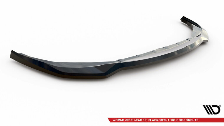 Front splitter glanzend zwart passend voor BMW 3 serie G20LCI en G21LCI met M pakket voorbumper versie 2 Maxton Design