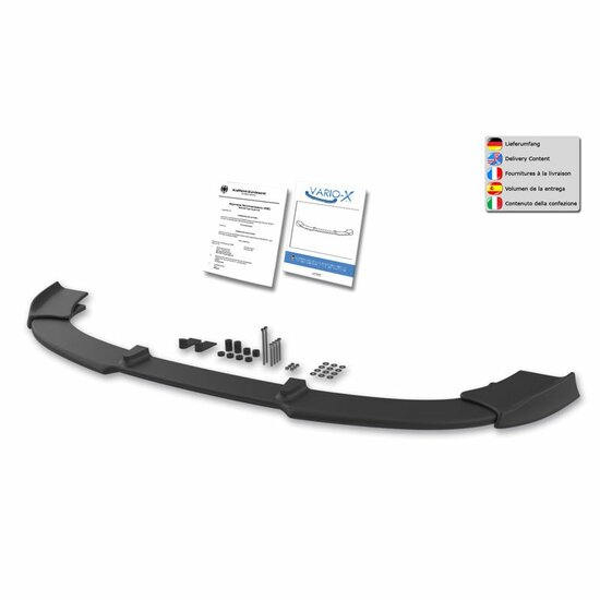 Voorspoiler Vario-X passend voor BMW X1 E84 2009-2015 met standaard voorbumper