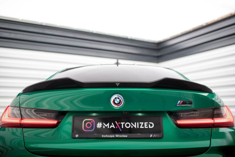 Carbon kofferklep spoiler BMW M3 G80 Maxton Design