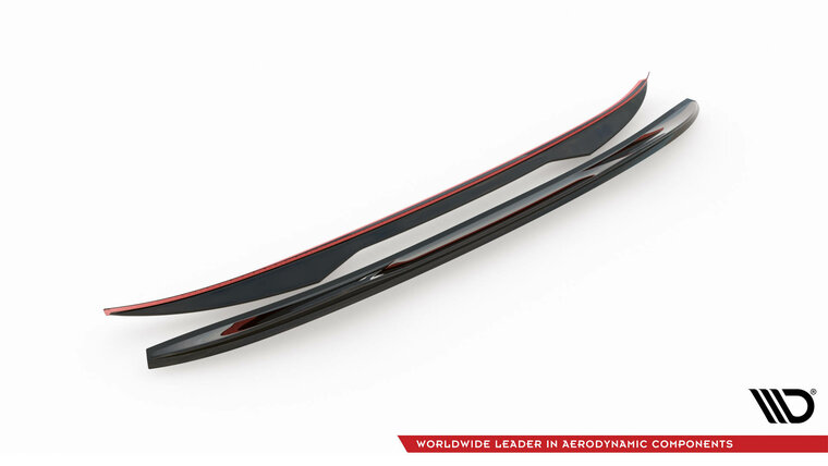 Achterspoiler glanzend zwart versie 2 passend voor BMW X4 G02 Maxton Design