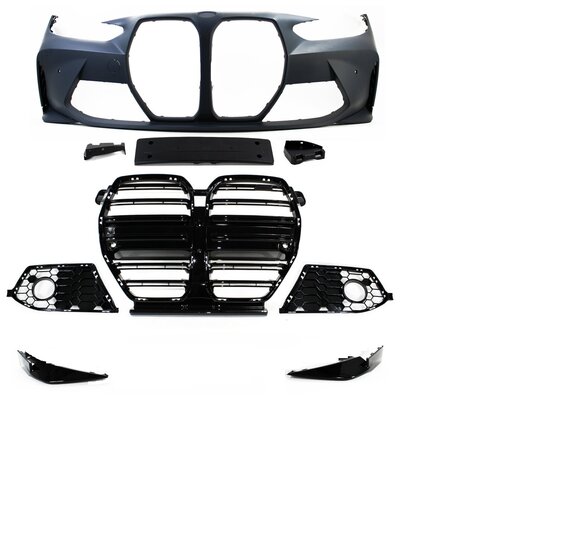 EVO bumper passend voor BMW 3 serie G20 en G21 model 2019 - 2022