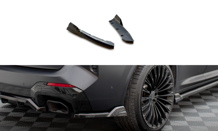 Diffusor hoeken passend voor BMW X3 G01 LCI met M pakket achterbumper