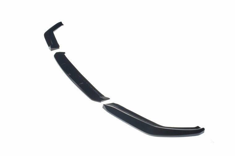 Frontsplitter glanzend zwart versie 2 passend voor BMW M5 F90 Maxton Design