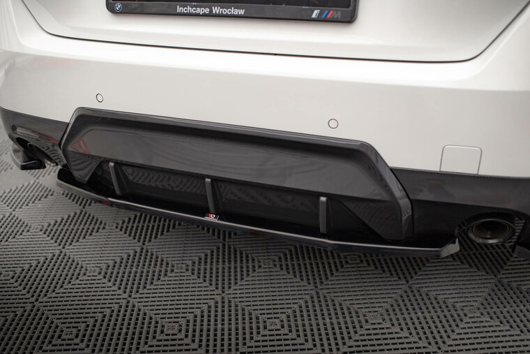 Splitter achterzijde passend voor BMW 2 serie G42 met M pakket achterbumper