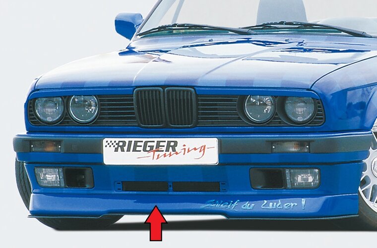 Rieger front lip passend voor BMW 3 serie E30 type 2
