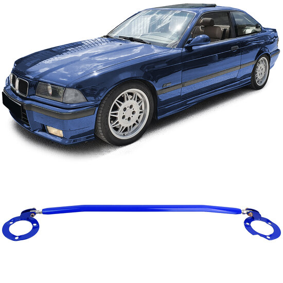 Aluminium veerpootbrug blauw passend voor BMW 3 serie E36 6 cilinder benzine