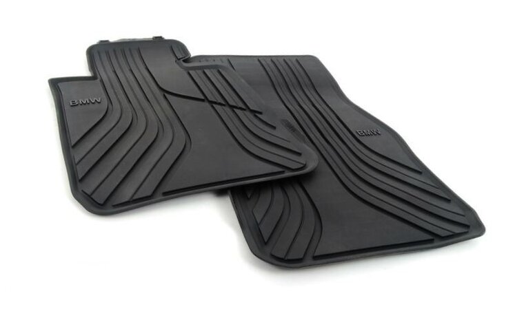 Rubber matten voorzijde passend voor BMW 1 serie F20 en F21 en 2 serie F22 F23 origineel BMW