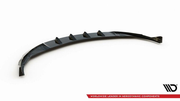 Frontspoiler versie 1 glanzend zwart passend voor BMW Z4 E89 met standaard voorbumper Maxton Design