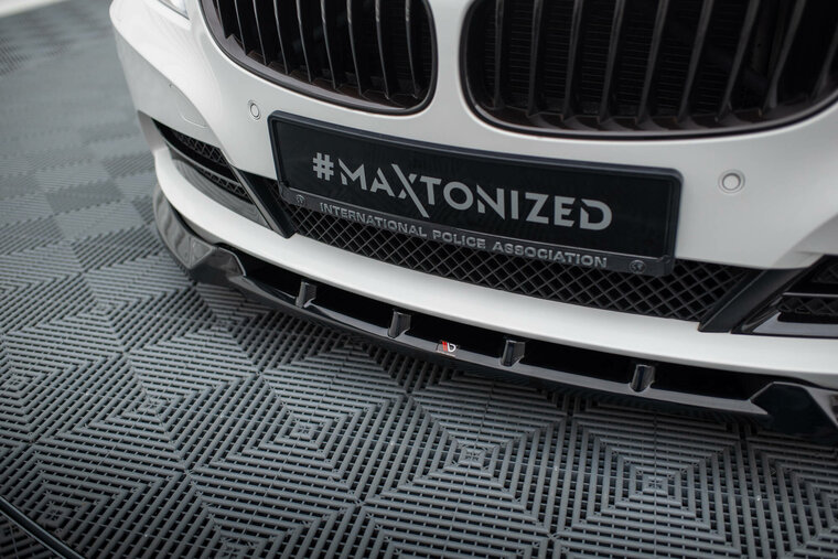 Frontspoiler versie 2 glanzend zwart passend voor BMW Z4 E89 met standaard voorbumper Maxton Design