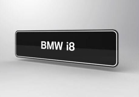BMW i8 showroomplaten origineel BMW