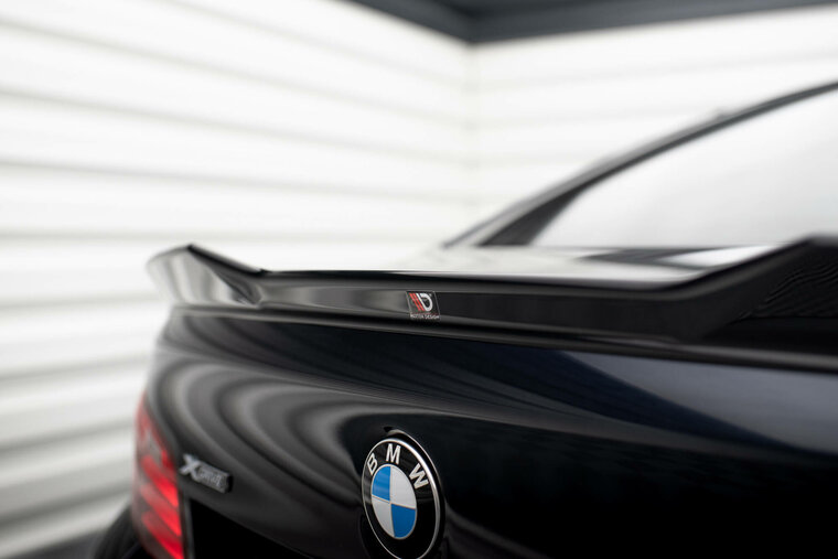 Spoiler glanzend zwart 3D passend voor BMW 5 serie F10 Maxton Design