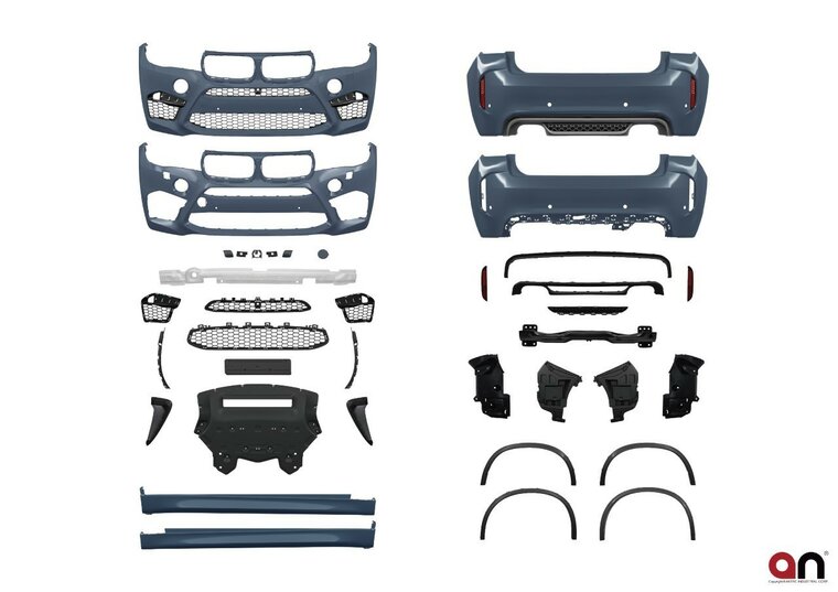Sportlook pakket passend voor BMW X6 F16 model 2014 - 2019