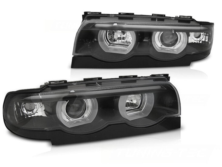3D Angel eyes koplampen passend voor BMW 7 serie E38 model 1994 - 2001 
