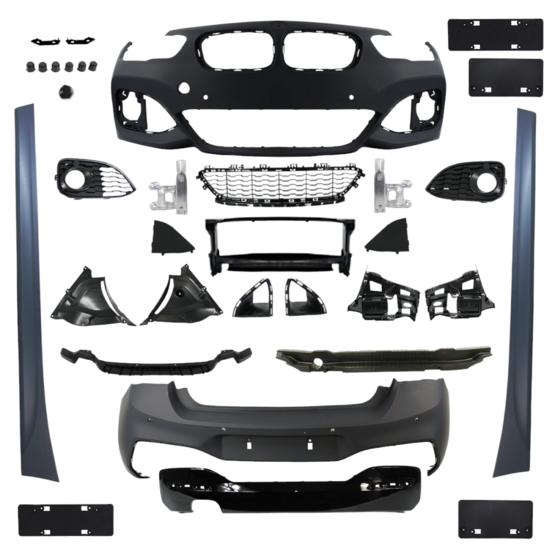 Sportlook pakket passend voor BMW 1 serie F20 LCI model 2015 - 2019