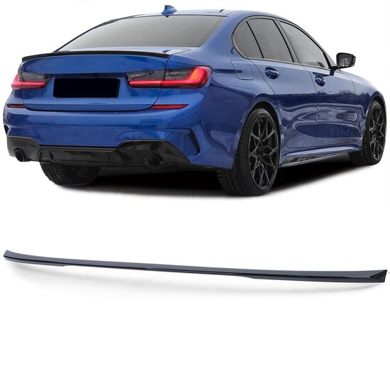 BLACK FRIDAY Glanzend zwart lip achterklep passend voor BMW 3 serie G20 sedan