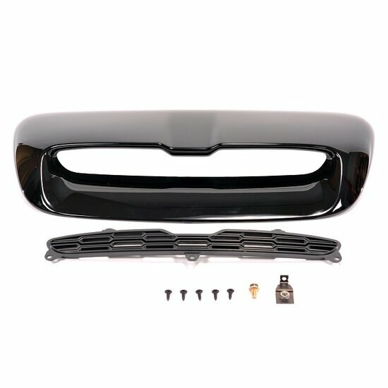 Airscoop hoogglans zwart passend voor Mini R55, R56 en R57 Cooper S