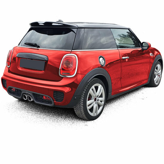 Uitlaat JCW ombouw passend voor Mini One en Mini Cooper F56 en F57 model 2014 - 2020