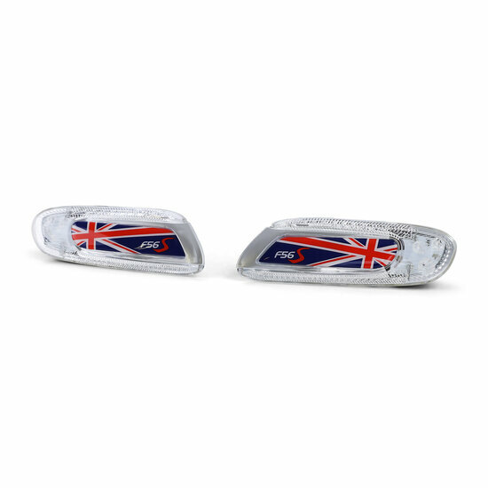 LED zijknipperlichten Union Jack passend voor Mini Cooper F55, F56 en F57 model 2013 - 2024