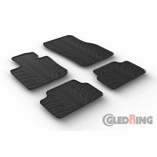 Rubber matten passend voor Mini F55 5-deurs model 2013 - 2024