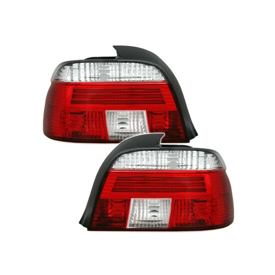 Achterlichten facelift look rood / wit passend voor BMW 5 serie E39