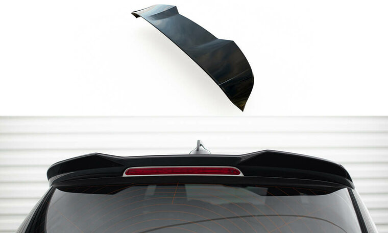 Spoiler cap 3D glanzend zwart passend voor BMW 1 serie F20 en F21 Maxton Design