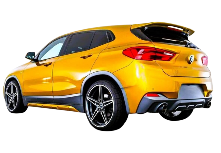 BLACK FRIDAY Kofferspoiler glanzend zwart passend voor BMW X2 F39 model 2017 - 2023