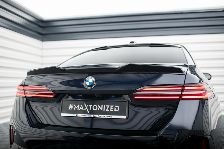 Kofferklep spoiler glanzend zwart passend voor BMW 5 serie G60 Maxton Design