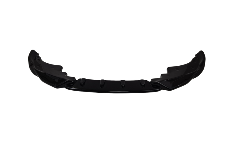 OneWay front spoiler glanzend zwart passend voor BMW 4 serie G22 en G23 met M pakket voorbumper