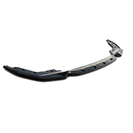 OneWay front spoiler glanzend zwart passend voor BMW 3 serie G20 en G21 model met M pakket voorbumper 2019 - 2022