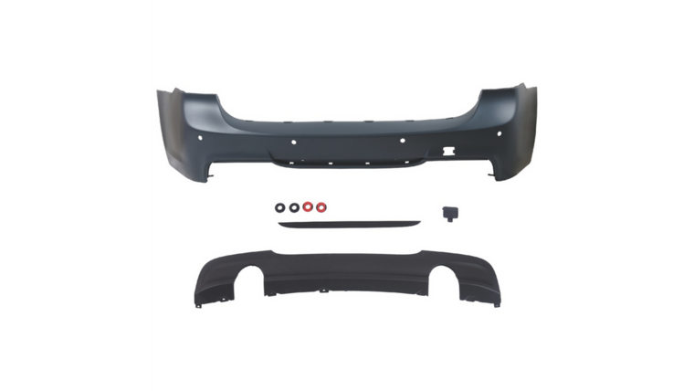 Sport look achterbumper passend voor BMW 3 serie E91 touring 335i model 2005 - 2012