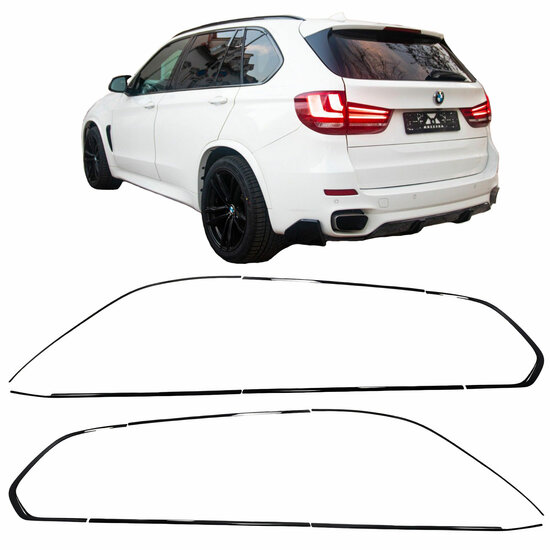 Shadow line raamlijsten passend voor BMW X5 F15 model 2013 - 2018