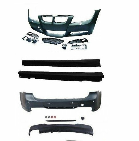 Sport look pakket passend voor BMW 3 serie E91 touring model 2006 - 2008 met parkeersensoren rondom