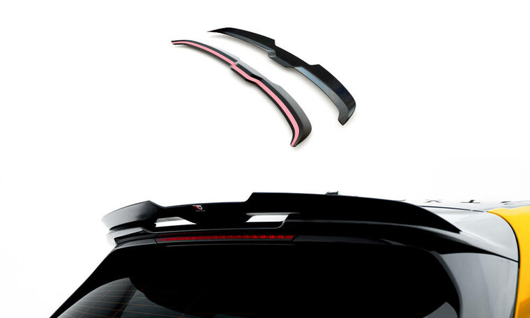 Spoiler cap versie 3 glanzend zwart passend voor BMW 1 serie F70 model vanaf 2024 Maxton Design