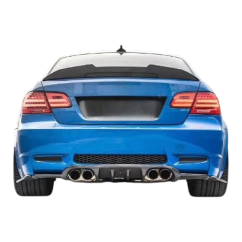 PSM look glanzend zwarte achterspoiler passend voor BMW 3 serie E92 