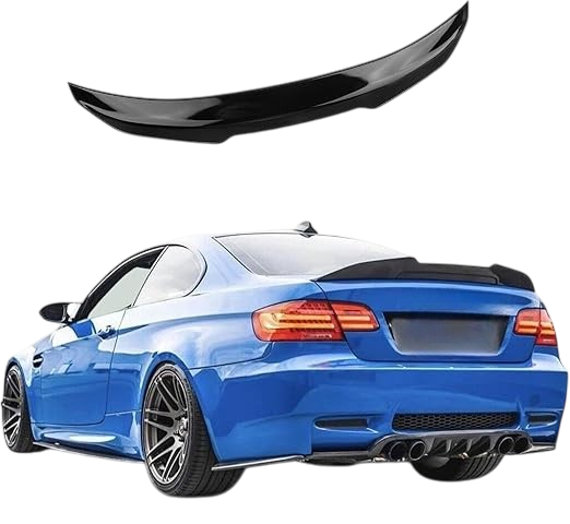 PSM look glanzend zwarte achterspoiler passend voor BMW 3 serie E92 