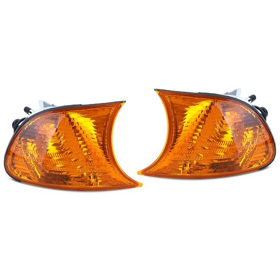 Oranje knipperlichten passend voor BMW 3 serie E46 coupe en cabrio model 1999 - 2001