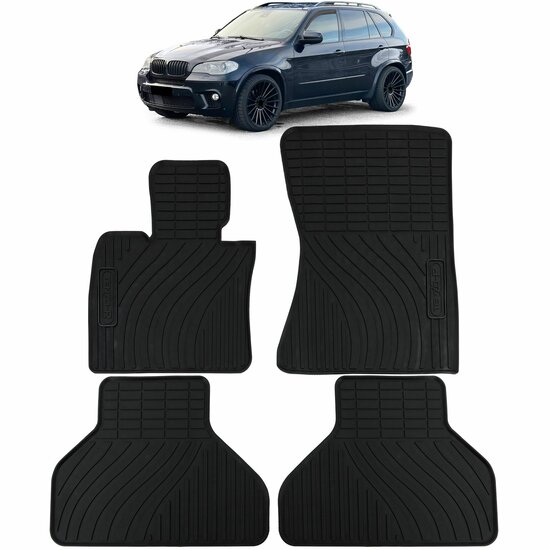 Rubber matten passend voor BMW X5 E70 