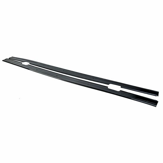 Glanzend zwarte sideskirt aanzets passend voor BMW 3 serie E92 en E93 met M pakket sideskirts 