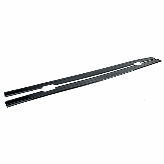 Glanzend zwarte sideskirt aanzets passend voor BMW 3 serie E92 en E93 met M pakket sideskirts 