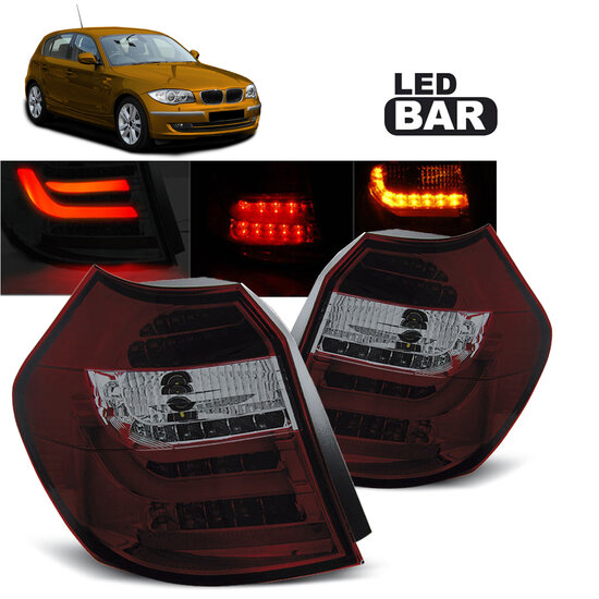 Achterlichten passend voor BMW 1 serie E81 en E87 LCI model 2008 - 2011