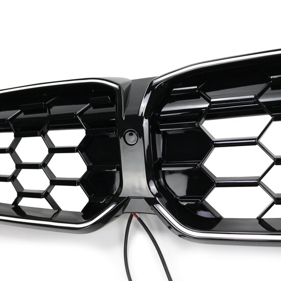 Diamond grillen glanzend zwart passend met LED verlichting passend voor BMW 3 serie G20LCI en G21LCI model 2022 - heden